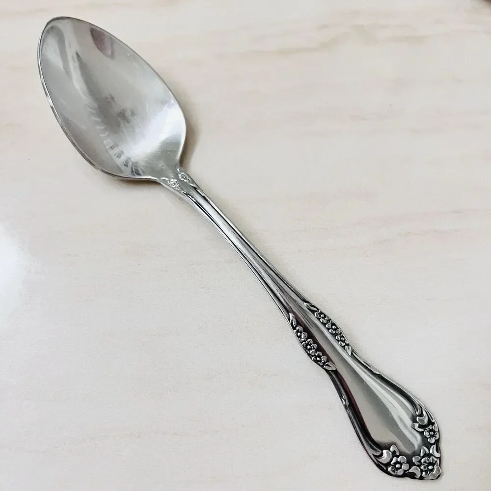 3pc ONEIDA Mansfield-Frosted Stainless Teaspoon 6” Flatware Replacement